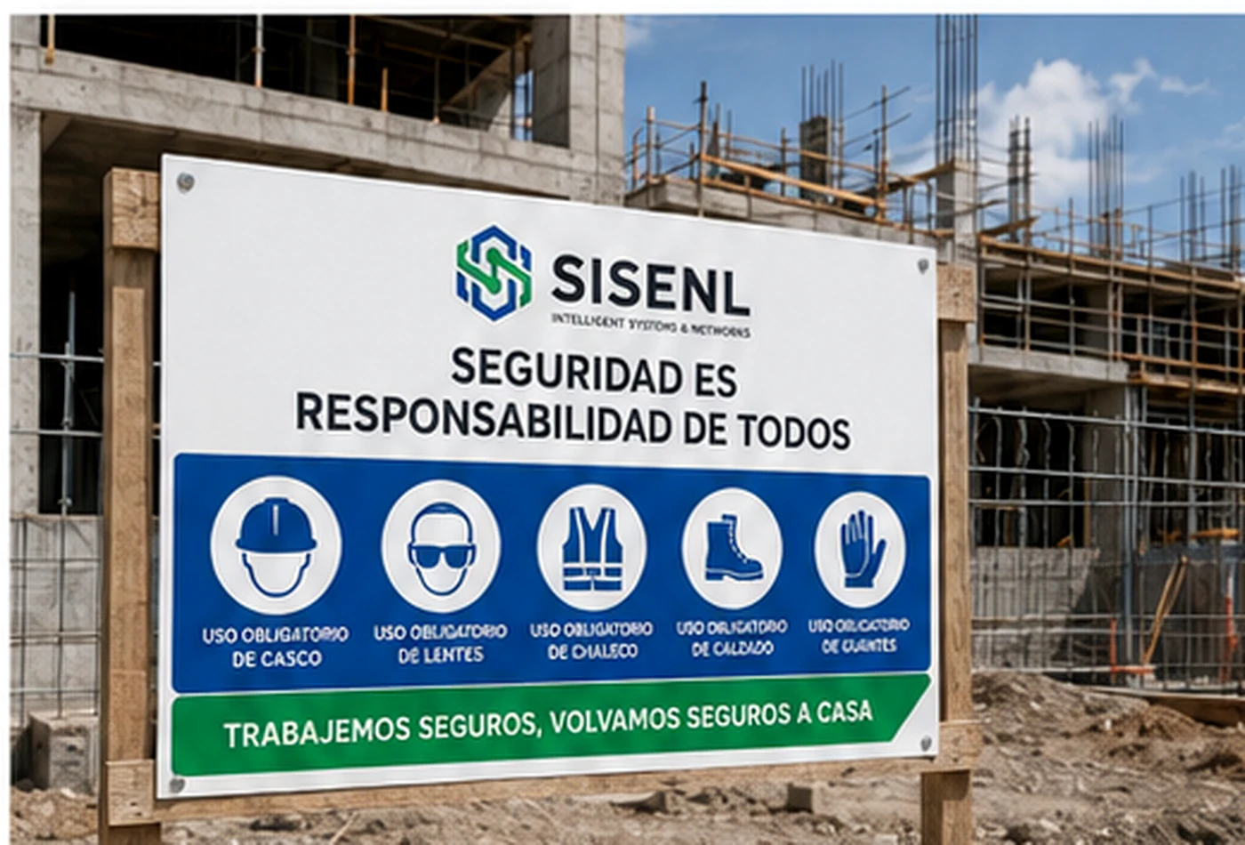 Señalización de seguridad SISENL en obra